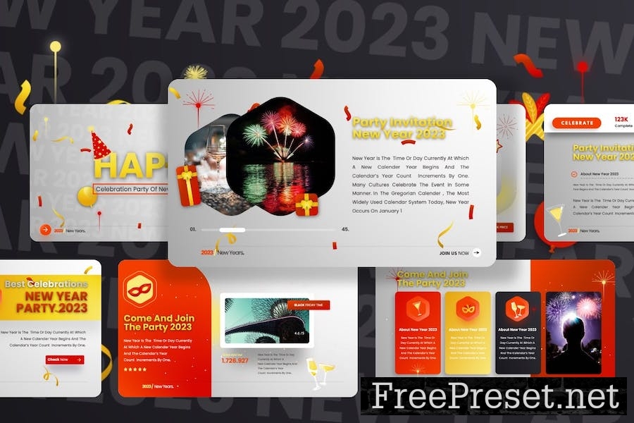 Happy - 2023 New Years Keynote Template