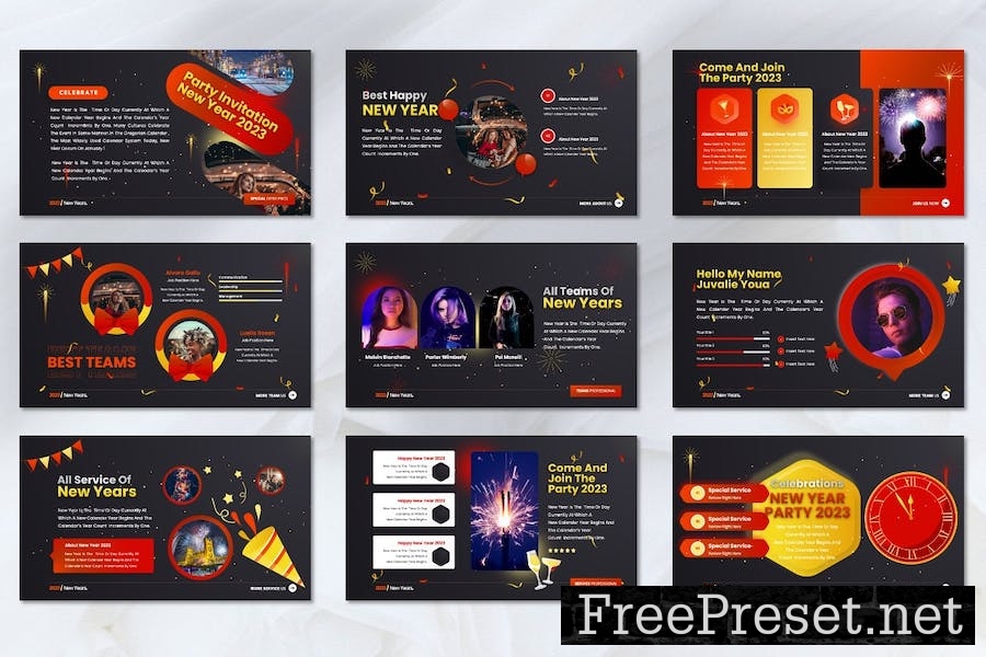 Happy - 2023 New Years Keynote Template