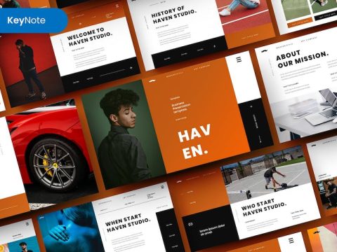 Haven – Business Keynote Template T7DM7AT