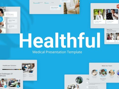 Healthful Blue Creative Medical PowerPoint