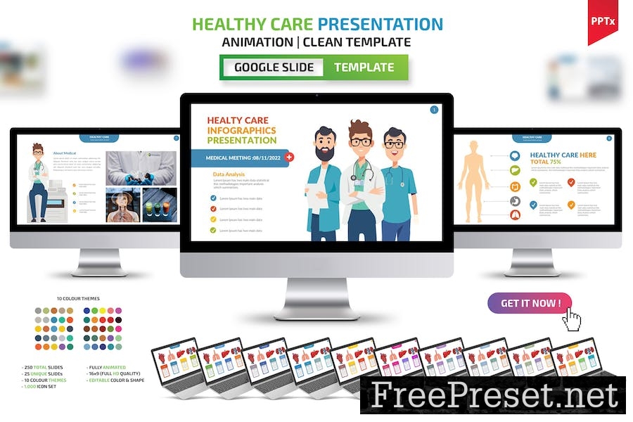 Healthy Care Google Slides Presentation SQ2JWPA