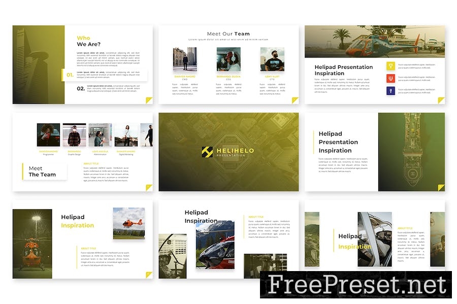 Helihelo - Powerpoint Template LFWVY46