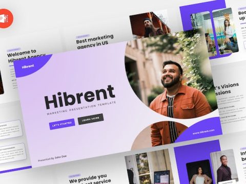 Hibrent - Marketing Powerpoint Template