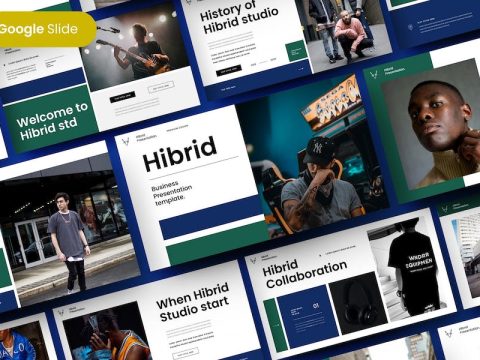 Hibrid - Business Google Slide Template D5TST24