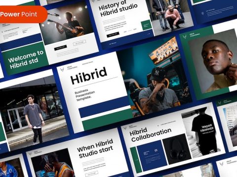 Hibrid – Business PowerPoint Template M2RCNGG