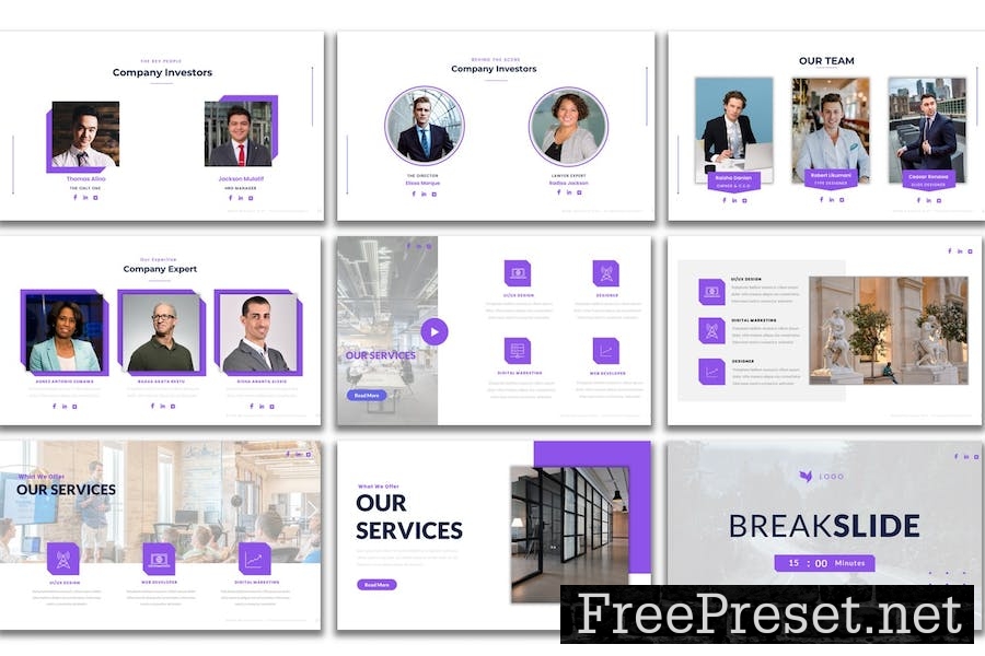 High Business - PowerPoint Presentation Template EFWZN3Y