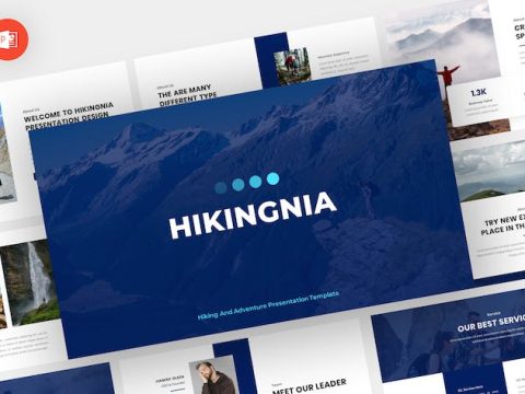 Hikingnia - Hiking Powerpoint Template Hikingnia - Hiking Powerpoint Template