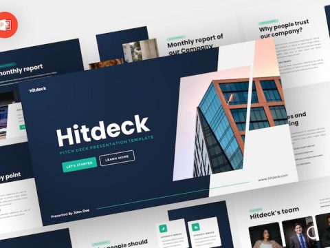 Hitdeck - Pitch Deck Powerpoint Template RQQX4YX