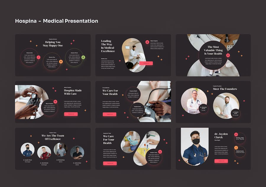 Hospina - Medical PowerPoint Presentation C9ZDX4B