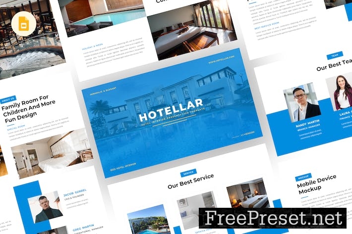 Hotellar - Hotel Google Slides Template