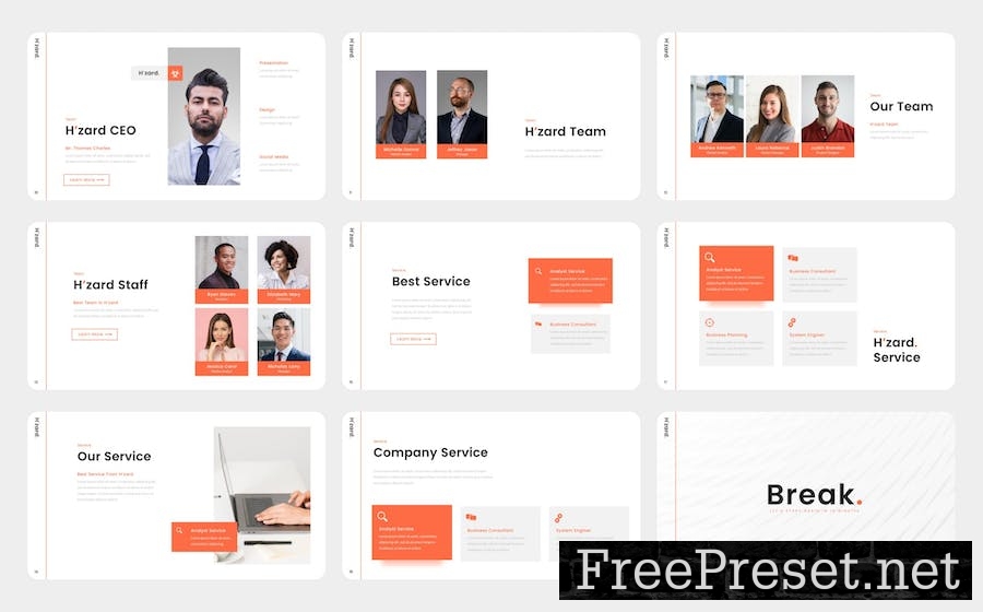 H’zard - Company Profile Keynote Template 3M4D4W2