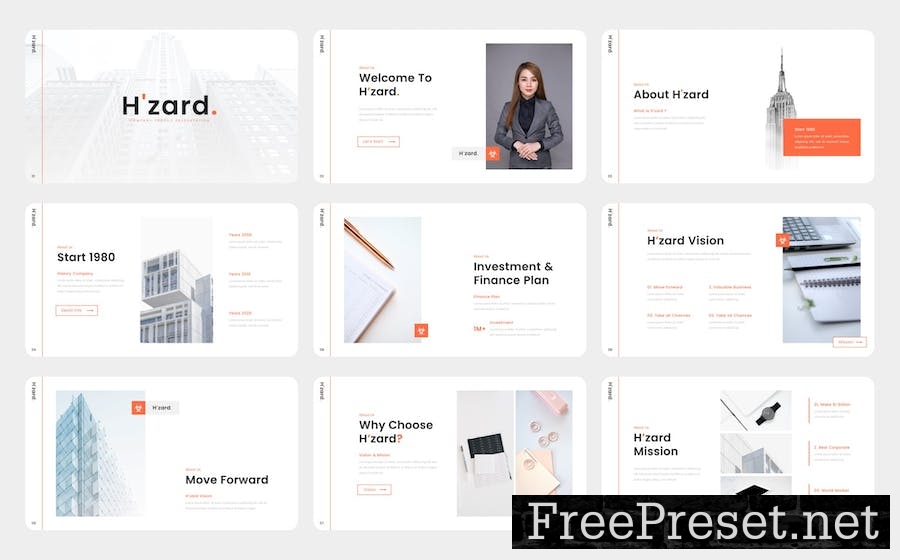 H’zard - Company Profile Keynote Template 3M4D4W2