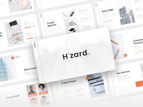 H’zard - Company Profile Keynote Template 3M4D4W2