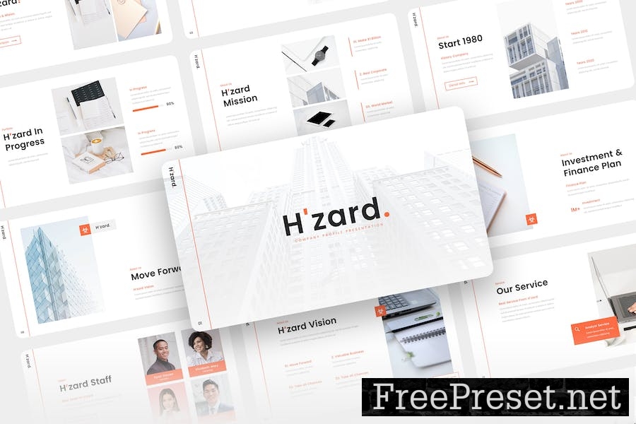 H’zard - Company Profile Keynote Template 3M4D4W2