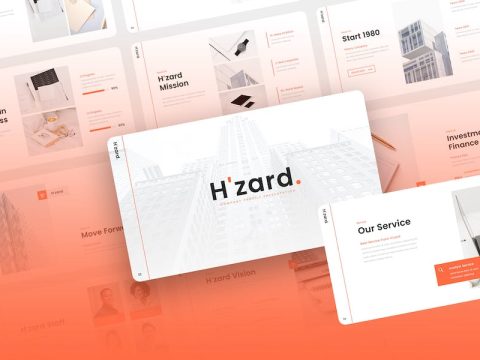 H’zard - Company Profile PowerPoint Template 8BLZ2HP