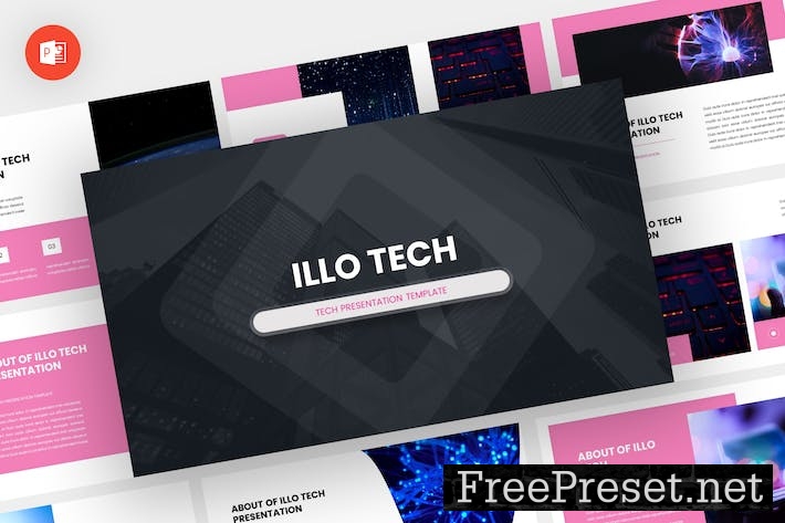 Illo - Tech Powerpoint Template RYBLNSH