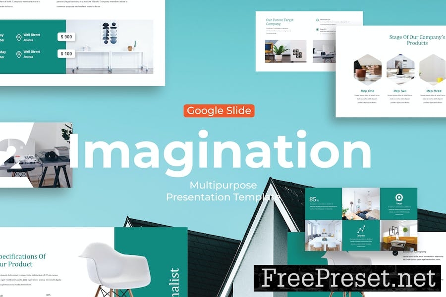 Imagination - Google Slide Template UUCG9T9