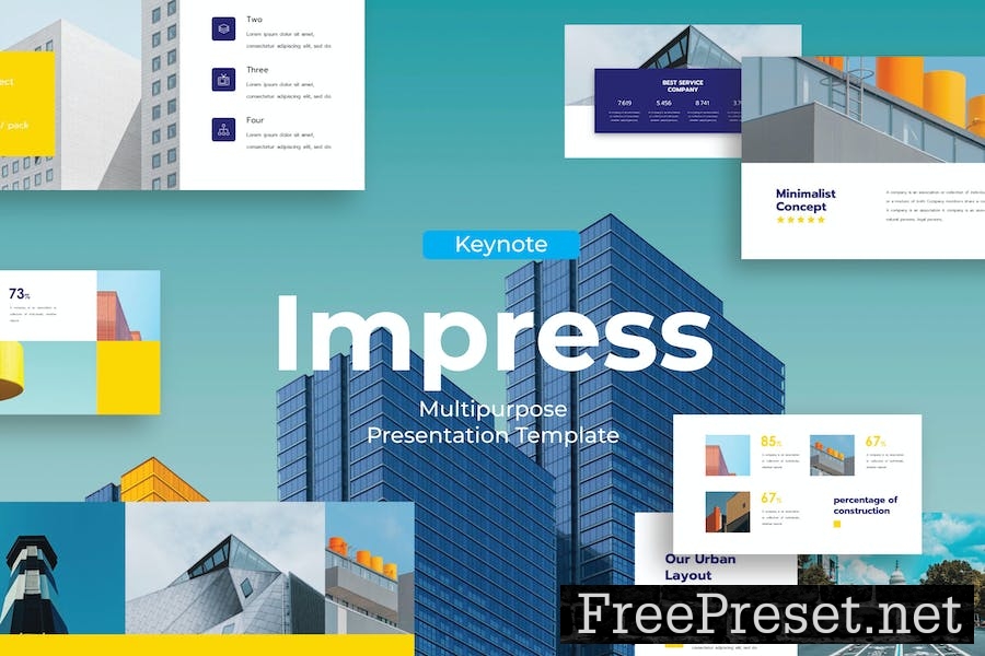 Impress - Keynote Template 6LDAY4Q