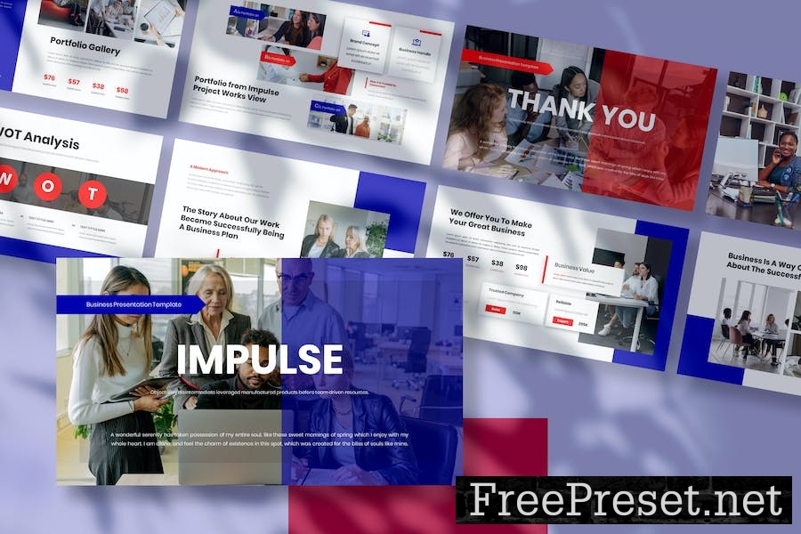 Impulse - Business Presentation Keynote Template DS6DAR3