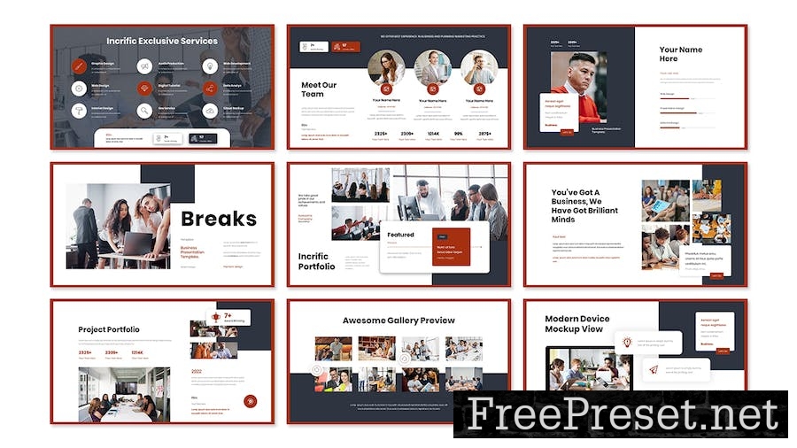 Incrific - Business Presentation Keynote Template 63FEAQD