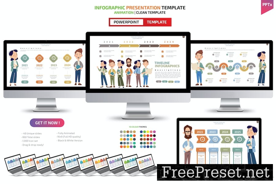 Infographic Powerpoint Templates