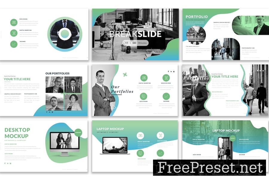 Inoffice Business Google Slides Template A83FFFY