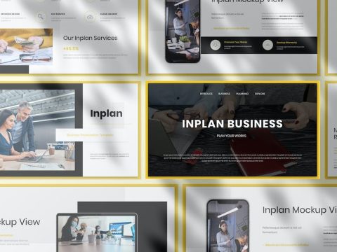 Inplan Business Presentation Google Slide Template 7EYPBDQ