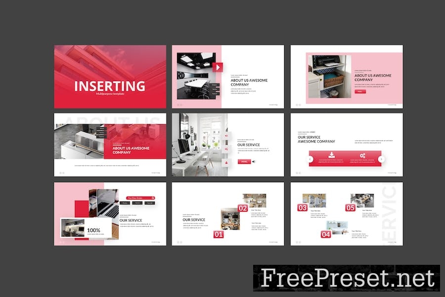 Inserting Powerpoint Template MGRHK39