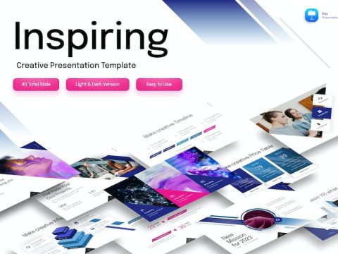 Inspiring Creative Keynote Template M37X8VR