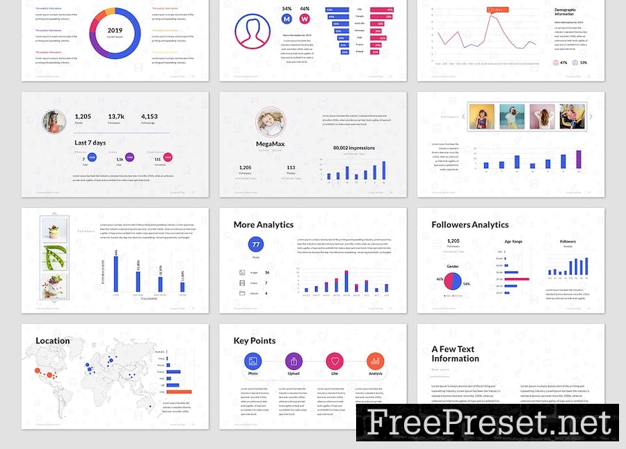 Instagram Analytics PowerPoint Presentation BLJFL3A