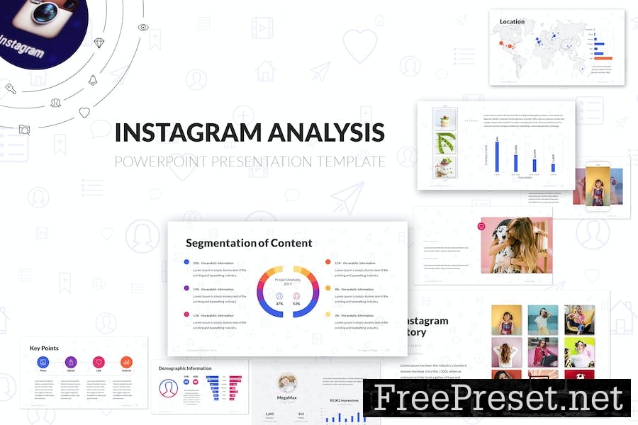 Instagram Analytics PowerPoint Presentation BLJFL3A