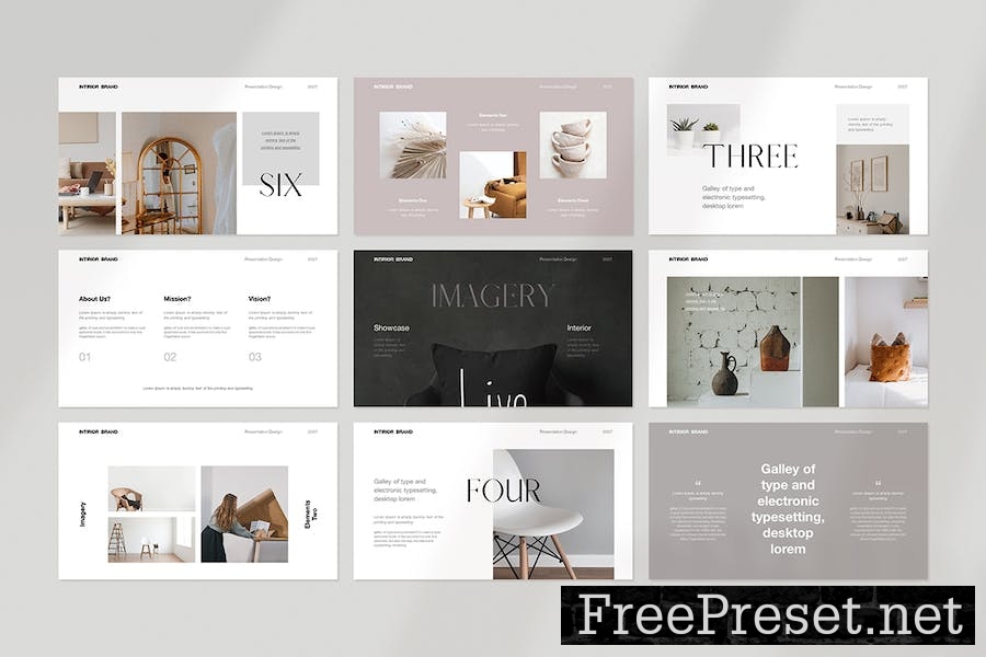 Interior Design Google-Slides Template GPUXJZQ