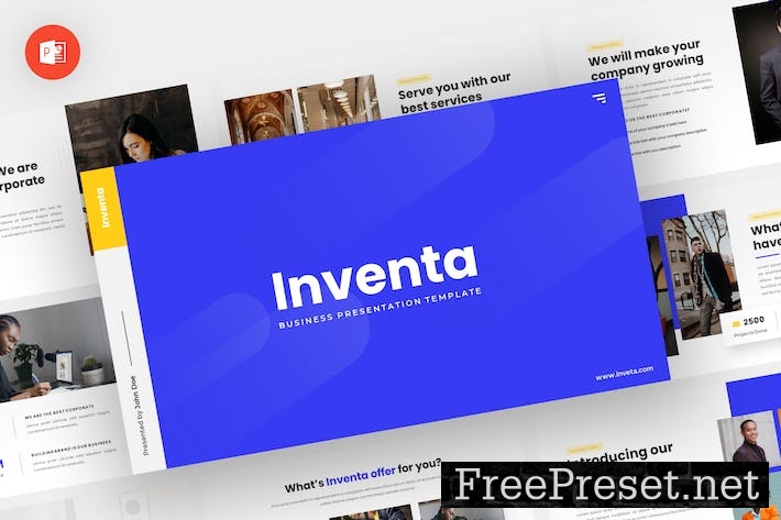 Inventa - Business Powerpoint Template 4AGFQXH