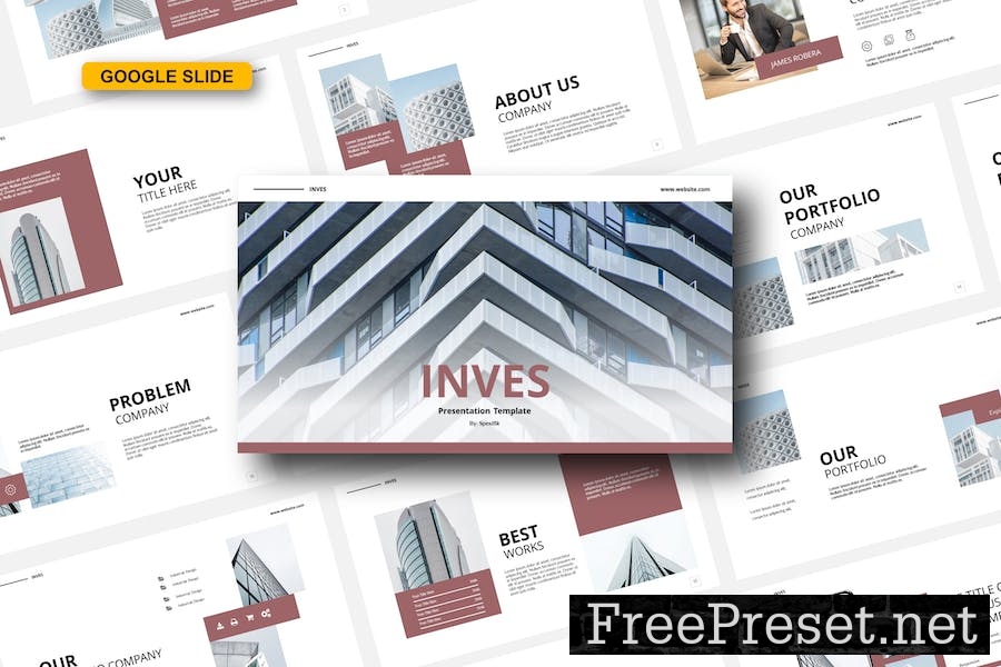 Inves Google Slide Template M5HXCJ5