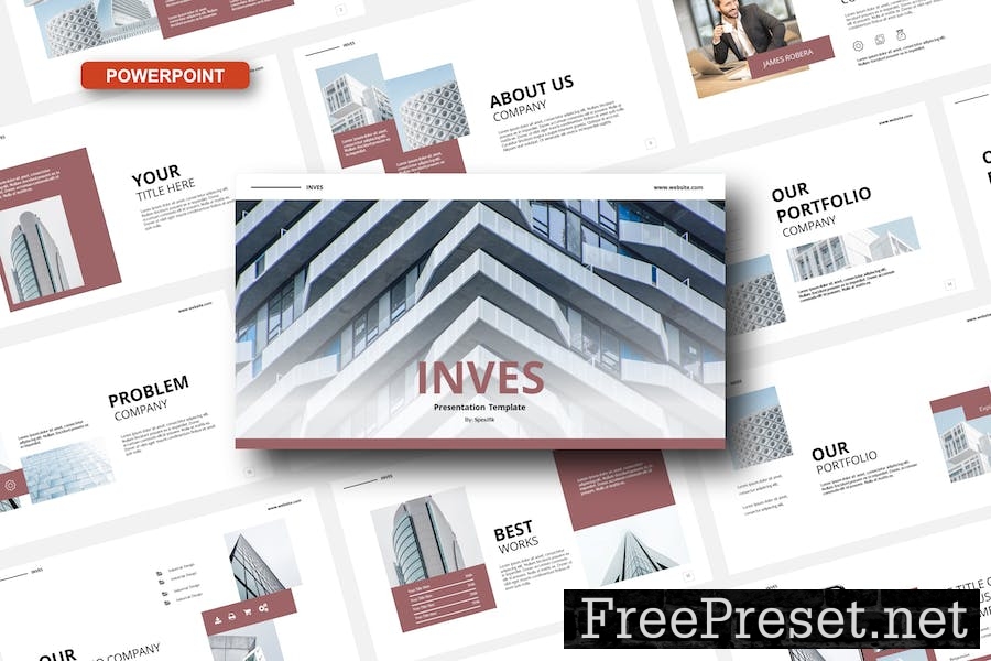 Inves Powerpoint Template W7FPDEQ