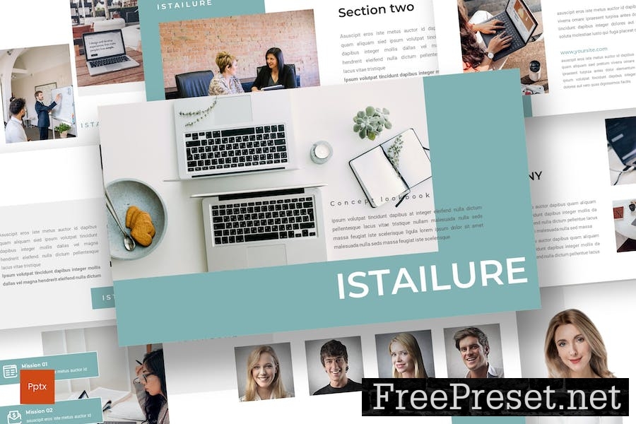 Istailure - Lookbook Powerpoint Template 85YSSUU