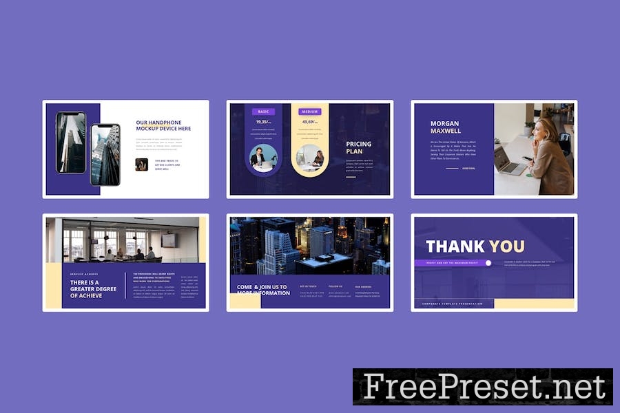 Jametand – Corporate and Business Powerpoint Templ Z8ZHNFX