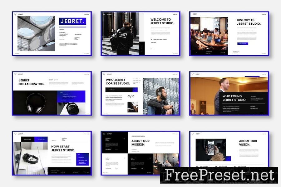 Jebret – Business PowerPoint Template