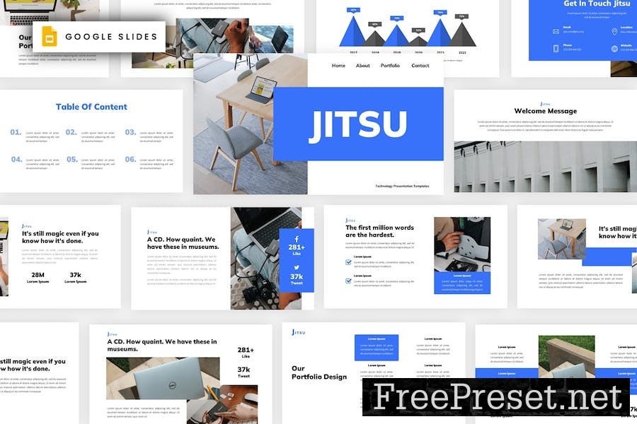 JITSU - Technology Google Slides Template 39Q59XT