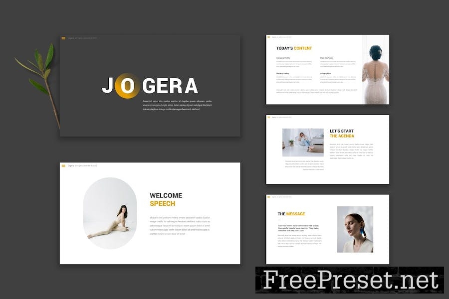 Jogera - Keynote Template 6X8LTZL