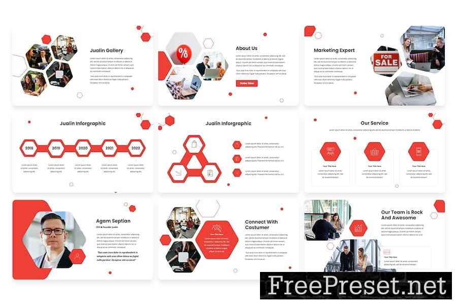 Jualin Sales and Marketing - Powerpoint Template PH6NH96