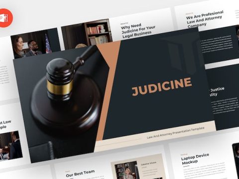 Judicine - Lawyer Powerpoint Template