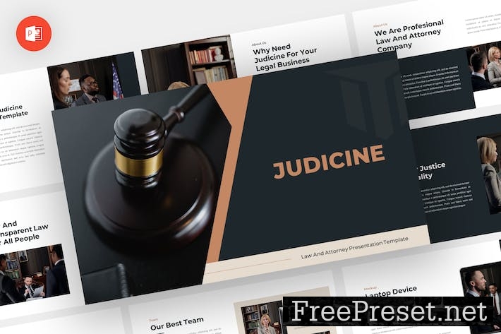 Judicine - Lawyer Powerpoint Template