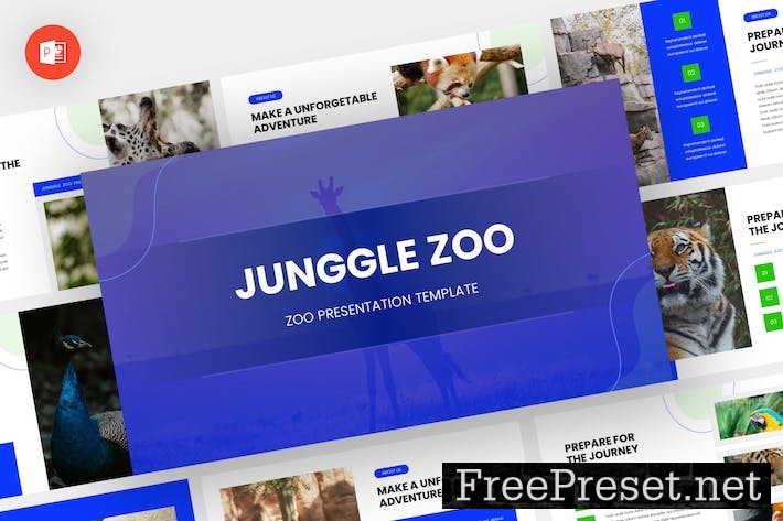 Junggle - Zoo Powerpoint Template