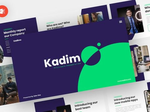 Kadim - Pitch Deck Powerpoint Template JRKLGBU