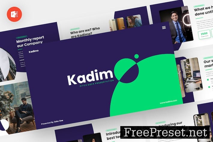 Kadim - Pitch Deck Powerpoint Template JRKLGBU