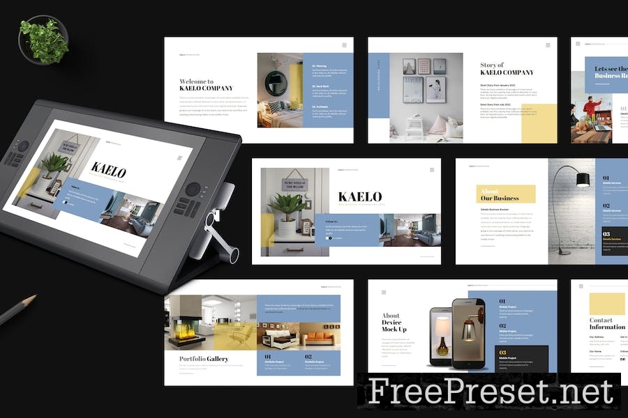 Kaelo - Powerpoint Template FKV7AZF