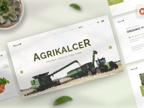 Kalcer - Organic Agriculture Farm Power Point VDVZGF3