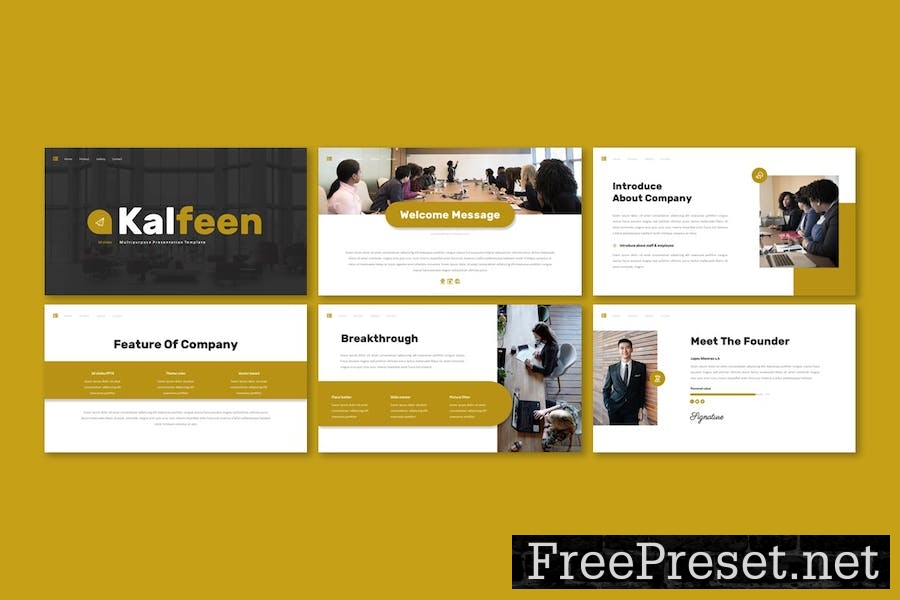 Kalfeen - Multipurpose Google Slides Template 8SSXFKV