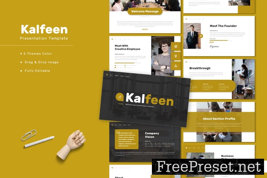 Kalfeen - Multipurpose Keynote Template YQS7B24